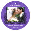 Personalized Circle Iron Vine Wedding Favor Tag